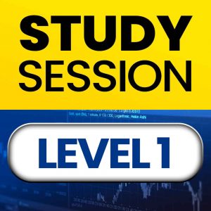 Level 1 Study Session 11am ET